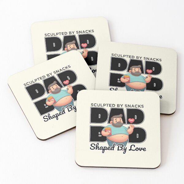 Item preview, Dad Bod Sculpted By Snacks Shaped By Love designed and sold by Daqomm.
