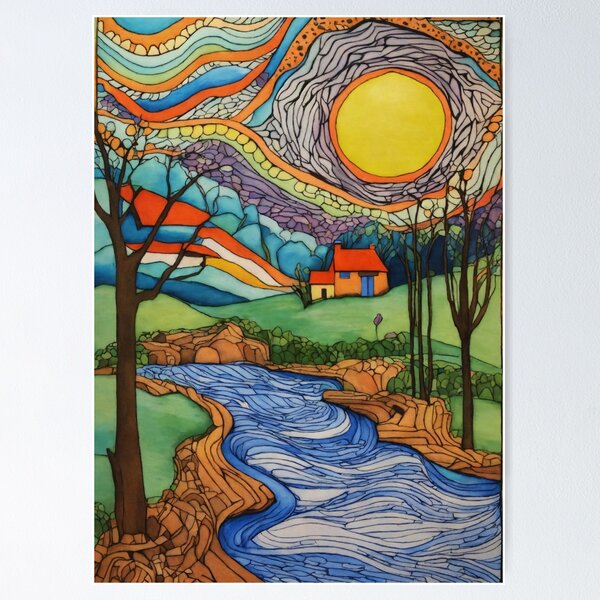 Item preview, A home, a lake and some peace designed and sold by Metalsaga.