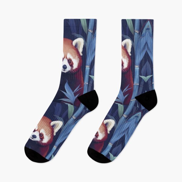 Item preview, Enigmatic Red Panda Amidst the Bamboo designed and sold by Felix Tanner.