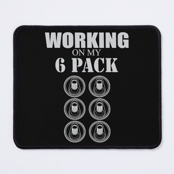 Item preview, Working on my 6 Pack - Funny - Dark shirts designed and sold by rclwow.