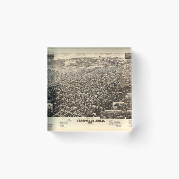 Item preview, Bird's Eye View of Leadville, Colorado (1882) designed and sold by allhistory.