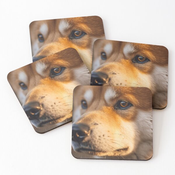 Item preview, Sweet Japanese akita inu large dog breed photography designed and sold by NBSStore.