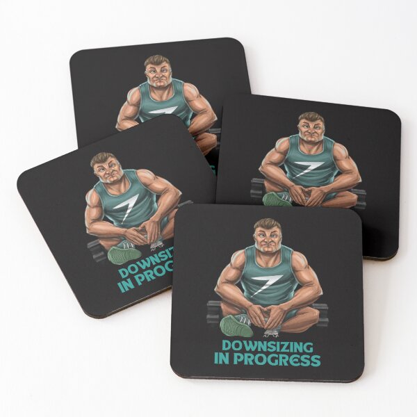 Item preview, Downsizing In Progress Funny Gym Workout designed and sold by TrendsLook.