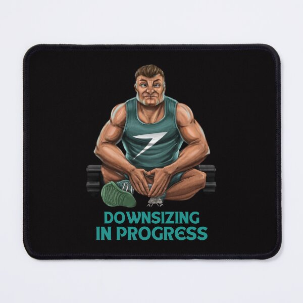 Item preview, Downsizing In Progress Funny Gym Workout designed and sold by TrendsLook.