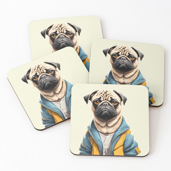 Item preview, Stylish Pug | Canine Couture Collection for Dog Lovers #01 designed and sold by StickyBastardz.