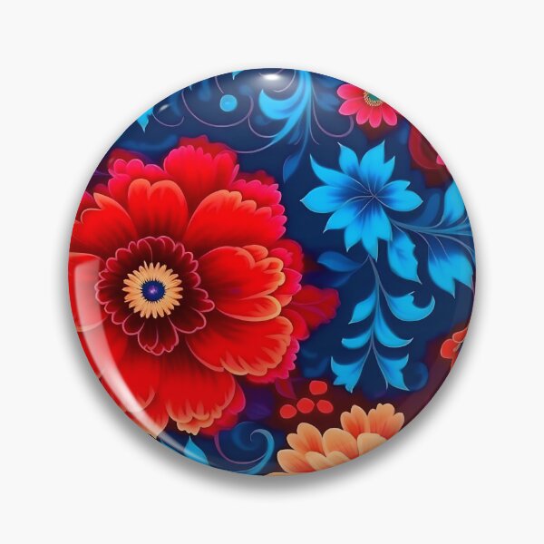 Item preview, [AI Art] Khokhloma floral pattern designed and sold by Sissle.
