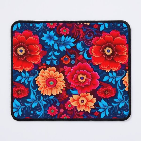 Item preview, [AI Art] Khokhloma floral pattern designed and sold by Sissle.