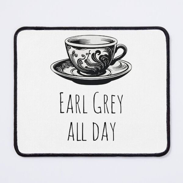 Item preview, Earl Grey Tea all day Aesthetic Drawing designed and sold by Samanthi007.