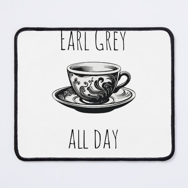 Item preview, Earl Grey Tea all day Aesthetic Drawing designed and sold by Samanthi007.