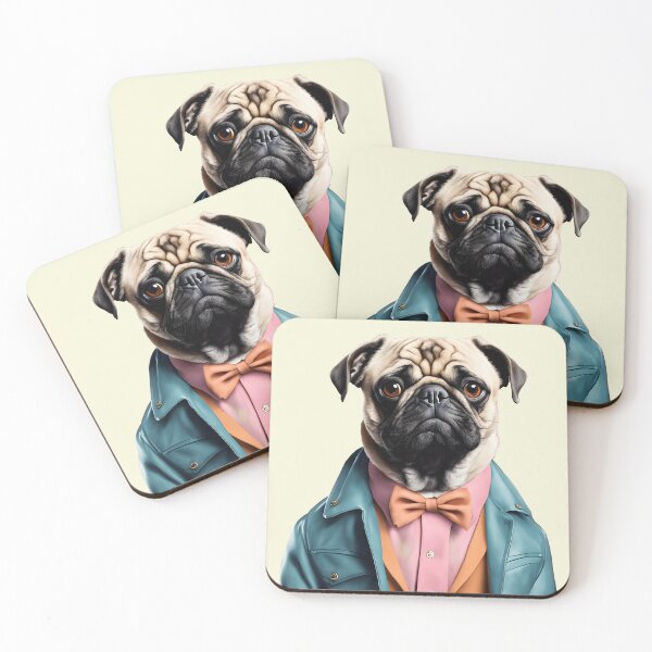 Item preview, Stylish Pug | Canine Couture Collection for Dog Lovers #02 designed and sold by StickyBastardz.