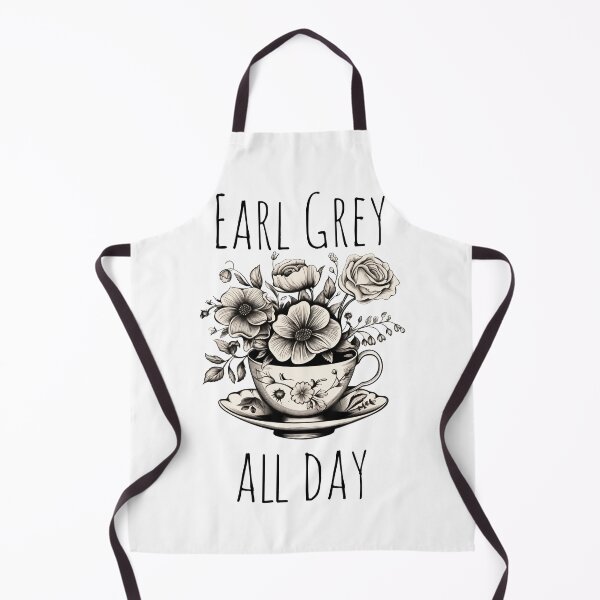 Item preview, Earl Grey Tea all day Aesthetic Drawing Flowers designed and sold by Samanthi007.
