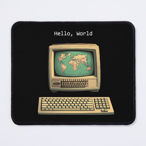 Item preview, Hello, World designed and sold by The-Hoff-Shop.