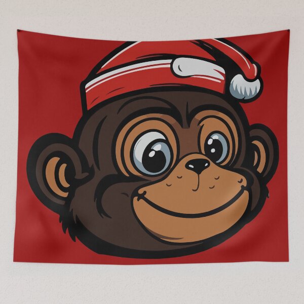 Item preview, Christmas Monkey designed and sold by Asotshop.