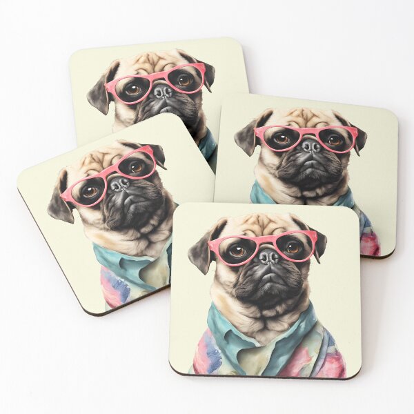 Item preview, Stylish Pug | Canine Couture Collection for Dog Lovers #03 designed and sold by StickyBastardz.