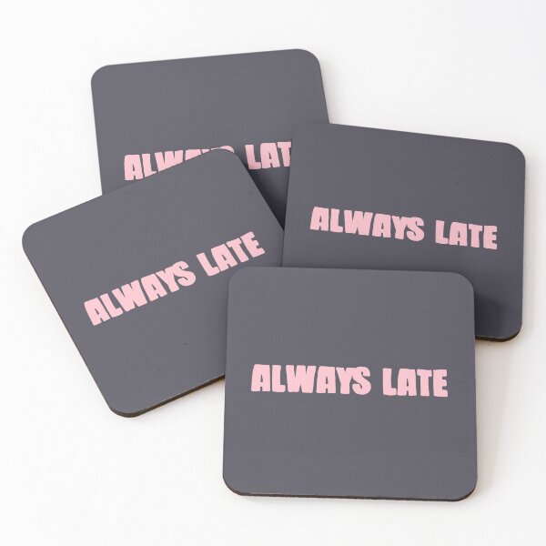 Item preview, Always Late, pink designed and sold by perezzzoso.