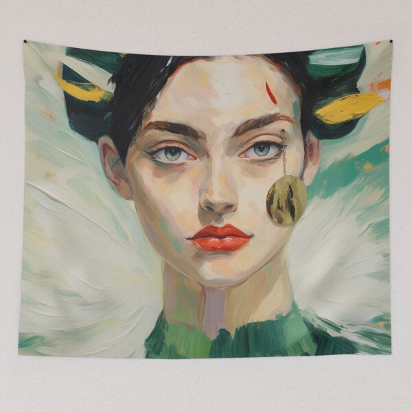 Item preview, "Blue-Green Reverie" by Dr. Magdalena Laabs designed and sold by LaabsArtGallery.