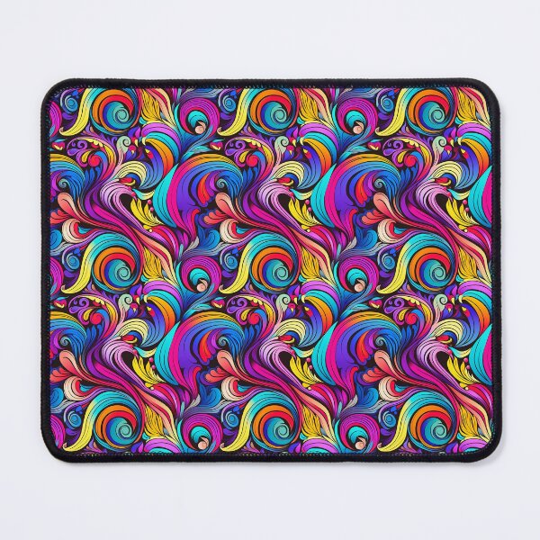 Item preview, Colorful flowers motif - Flower power - psychedelic patterns designed and sold by mliotard.