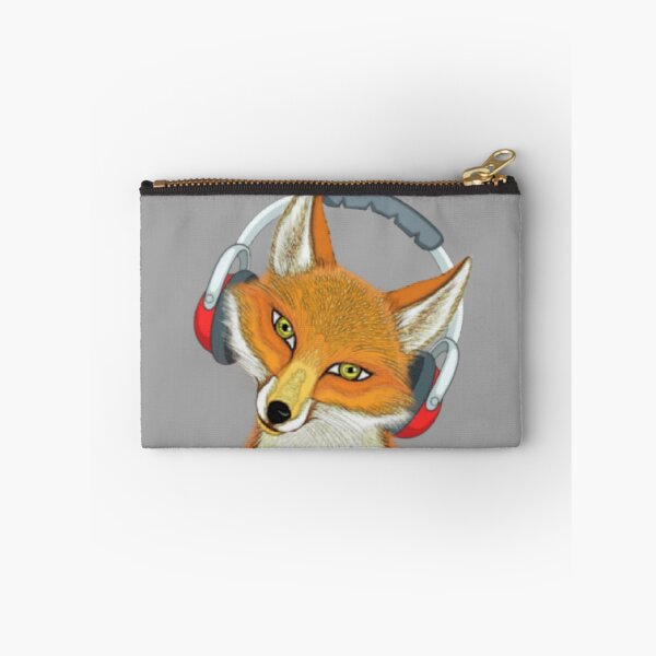 Item preview, Funny Fox listenning to music designed and sold by zorkaa1.