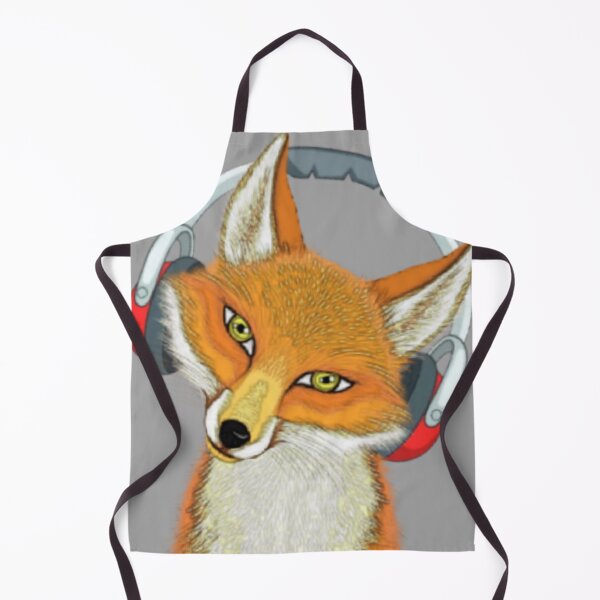 Item preview, Funny Fox listenning to music designed and sold by zorkaa1.