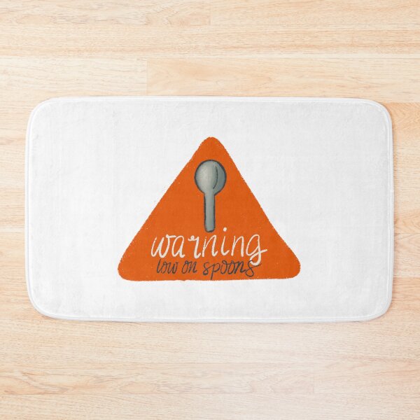 Item preview, Warning on low spoons designed and sold by LisaTrincaArt.