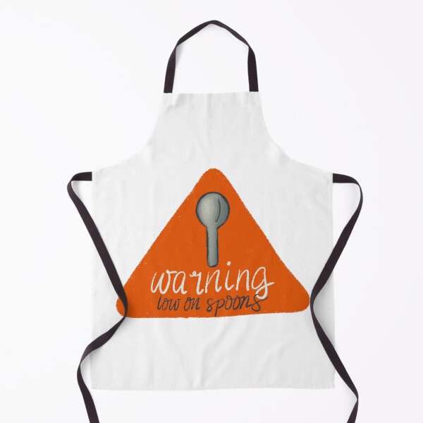 Item preview, Warning on low spoons designed and sold by LisaTrincaArt.