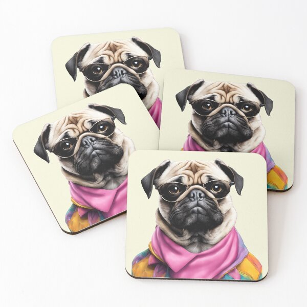 Item preview, Stylish Pug | Canine Couture Collection for Dog Lovers #04 designed and sold by StickyBastardz.