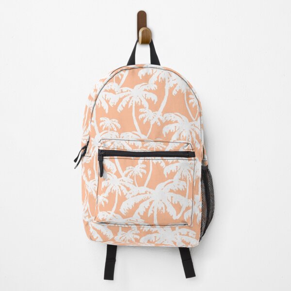 Item preview, Palmeras tropicales en el color Pantones del año 2024 Peach Fuzz designed and sold by TheSmartyArty.