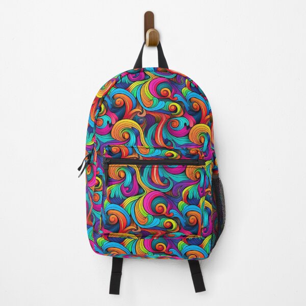 Item preview, Colorful flowers motif - Flower power - psychedelic patterns designed and sold by mliotard.