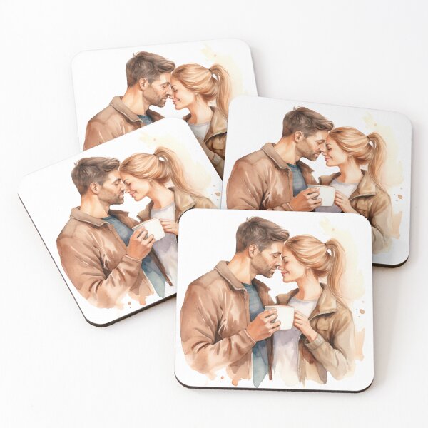 Item preview, Coffee couple // Love Coffee designed and sold by SMARTKIT  DESIGNAGENCY.