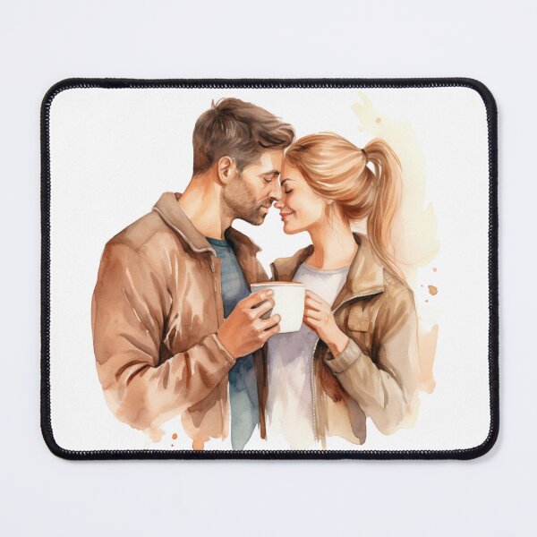 Item preview, Coffee couple // Love Coffee designed and sold by SMARTKIT DESIGNAGENCY.