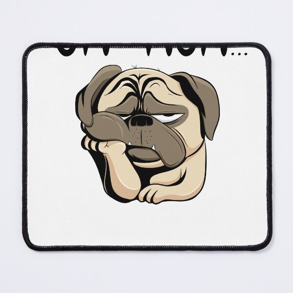 Item preview, bored pug designed and sold by KrustyKrafty.