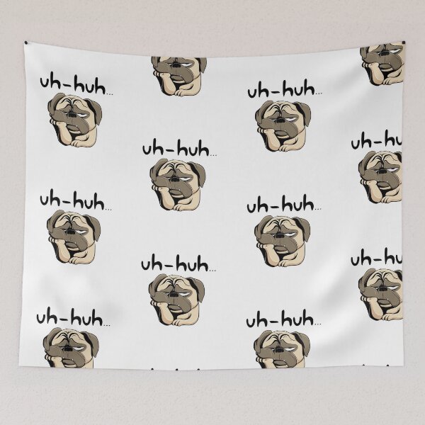 Item preview, bored pug designed and sold by KrustyKrafty.
