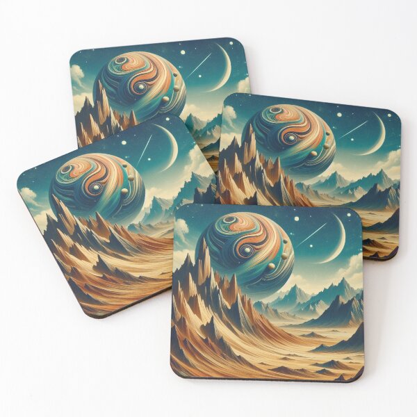 Item preview, A Surreal Interplanetary Landscape designed and sold by The Drewbs at Skipton Studioz.