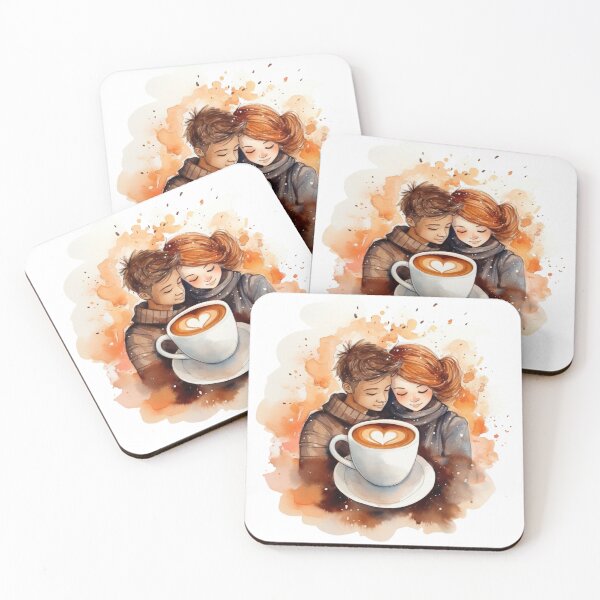 Item preview, Coffee couple // Love Coffee designed and sold by SMARTKIT  DESIGNAGENCY.