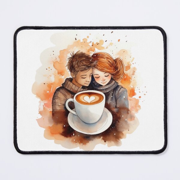 Item preview, Coffee couple // Love Coffee designed and sold by SMARTKIT DESIGNAGENCY.