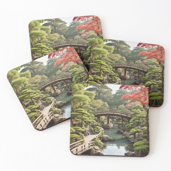 Item preview, Peaceful Japaneses Garden designed and sold by PalettePetal.