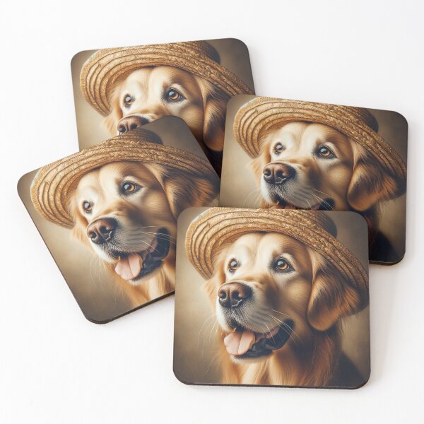Item preview, Romantic Golden Retriever designed and sold by HOlaMax.