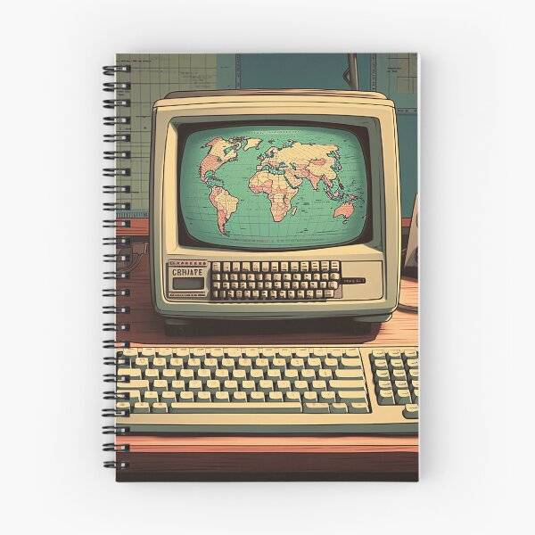Artikelvorschau, Retro-Computer (Hallo Welt) entworfen und verkauft von The-Hoff-Shop.