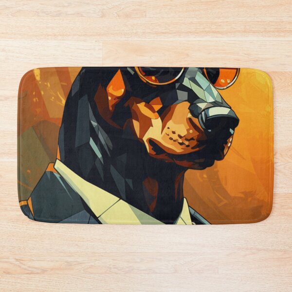 Item preview, Canine Couture: Doberman in Orange designed and sold by LaabsDesign.