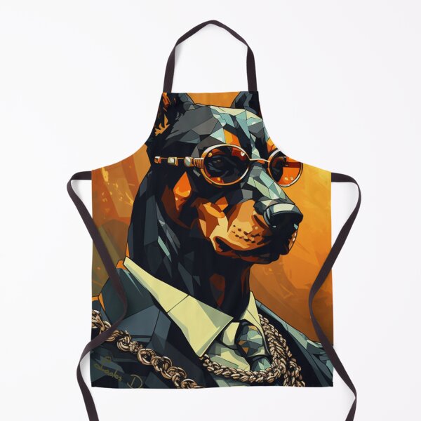 Item preview, Canine Couture: Doberman in Orange designed and sold by LaabsDesign.
