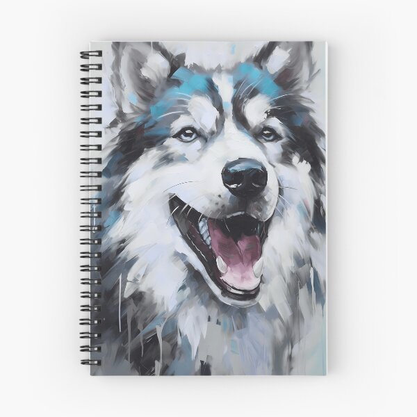 Item preview, Cute alaskan malamute dog breed painting designed and sold by NBSStore.
