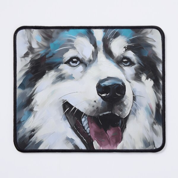 Item preview, Cute alaskan malamute dog breed painting designed and sold by NBSStore.