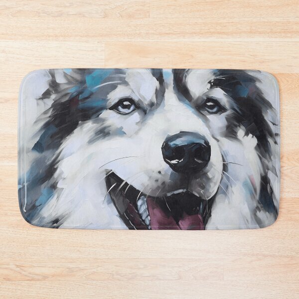 Item preview, Cute alaskan malamute dog breed painting designed and sold by NBSStore.