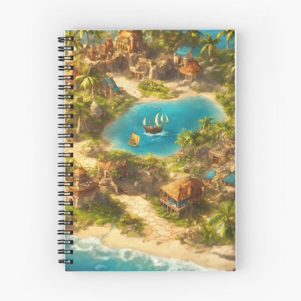 Item preview, Ancient view of a village designed and sold by Metalsaga.