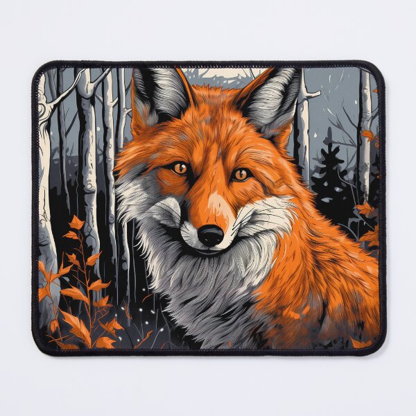 Item preview, Orange fox in nature illustration designed and sold by NBSStore.