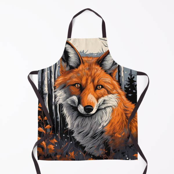 Item preview, Orange fox in nature illustration designed and sold by NBSStore.