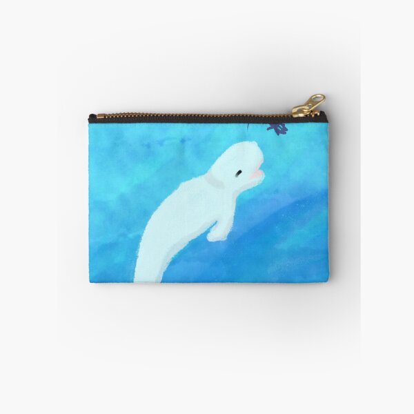 Item preview, Playful Beluga Whales designed and sold by RyokoshiCanvas.