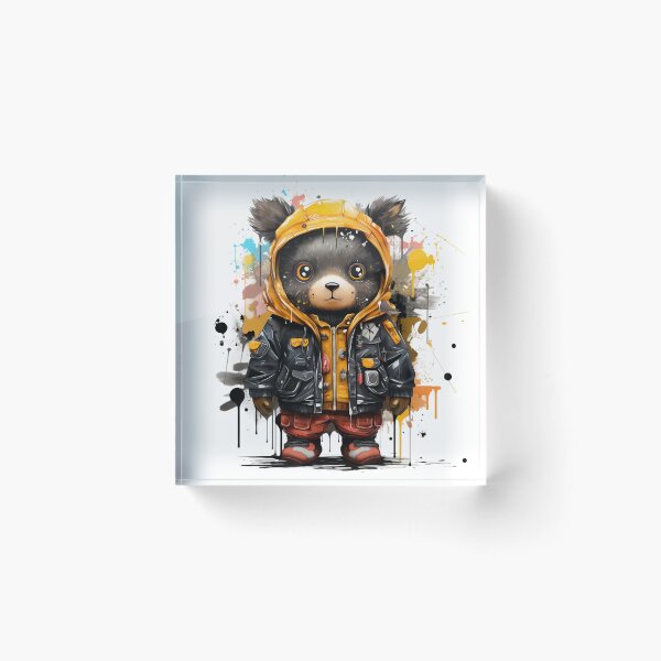 Item preview, The Teddy Bear, Witness of Bustling Streets designed and sold by ObjCrea123.