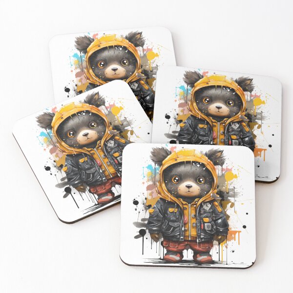 Item preview, The Teddy Bear, Witness of Bustling Streets designed and sold by ObjCrea123.