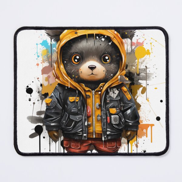 Item preview, The Teddy Bear, Witness of Bustling Streets designed and sold by ObjCrea123.